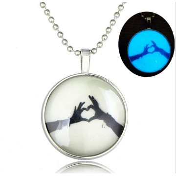 Vente en gros Bijoux De Dubai Lumioous Collier Pendentif Nekclace Aniversary